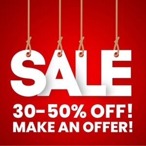 Red Sale Sign - 30-50% Off